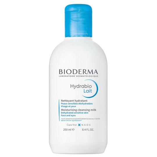 Bioderma Hydrabio Lait Очищающее увлажняющее молочко для лица, 250 мл
