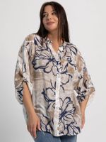 Блуза Лесная Фея (бежево-коричневая) Б16095-18М LT Collection