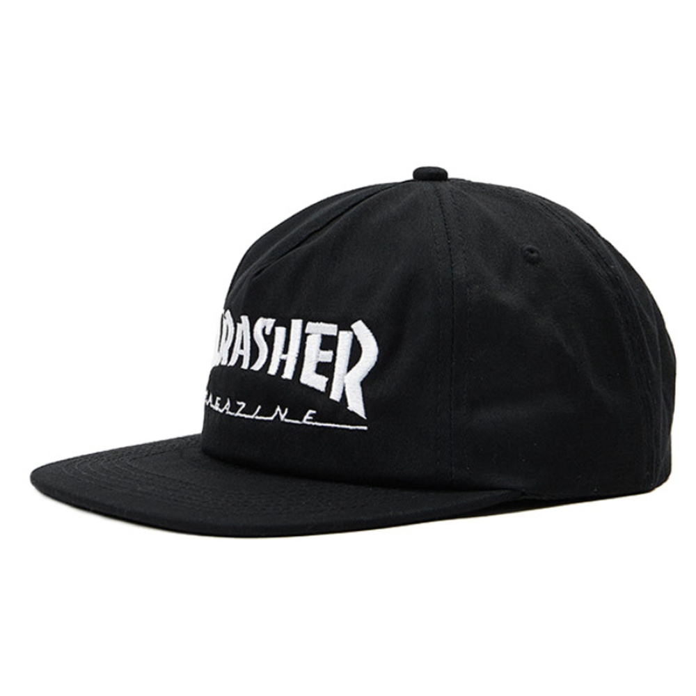Кепка Thrasher MAG LOGO	BLACK/WHITE SNAPBACK