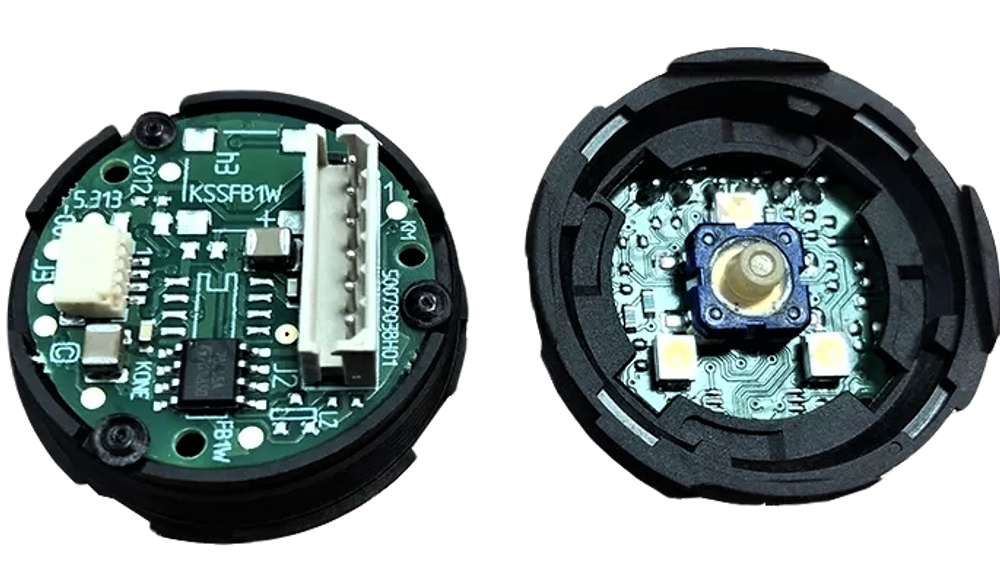 Модуль кнопочный вызов вверх KSSFB1W KM857781G03 KONE.