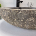 Раковина из речного камня RS63373 (55*47*16) 0123