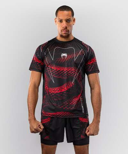 Футболка спортивная Venum Matupa Black/Red/Silver