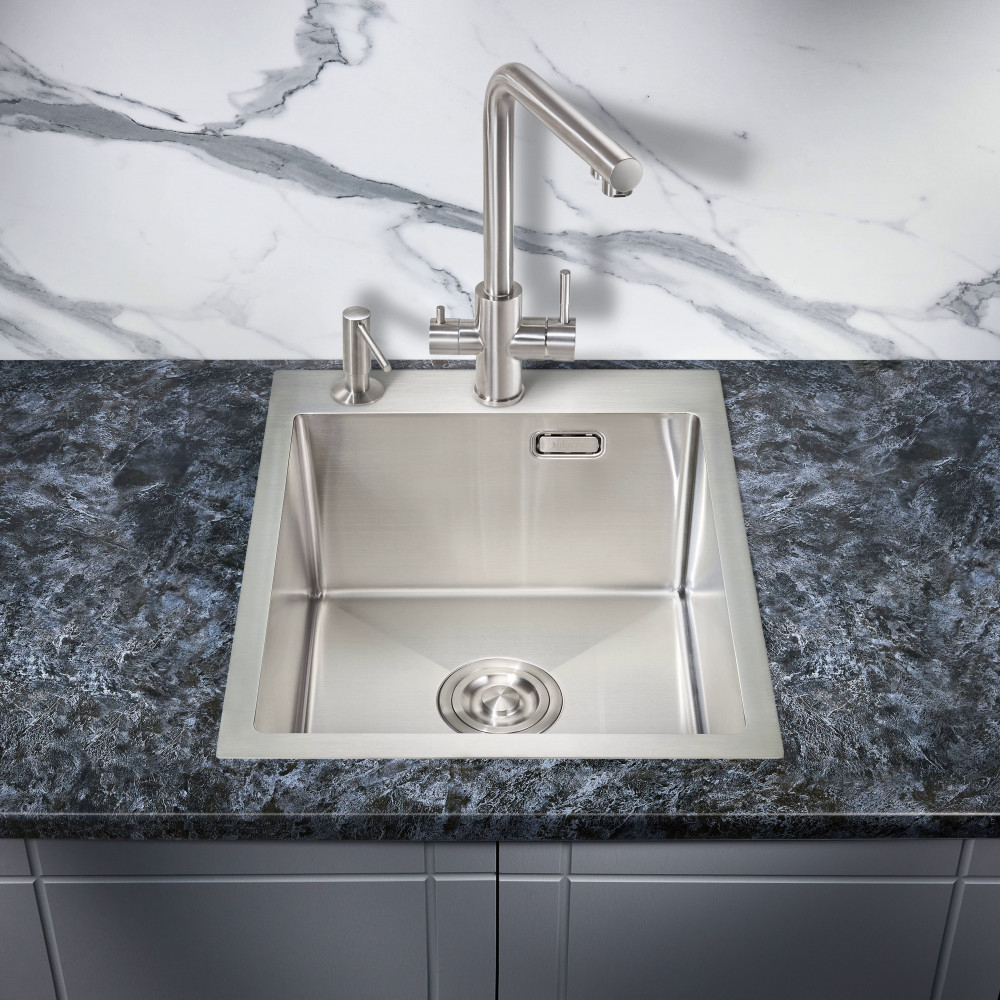 Мойка для кухни MILACIO Denia  41 Steel MC.77460 сталь нержавеющая