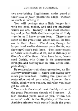 Mornings in Florence | John Ruskin