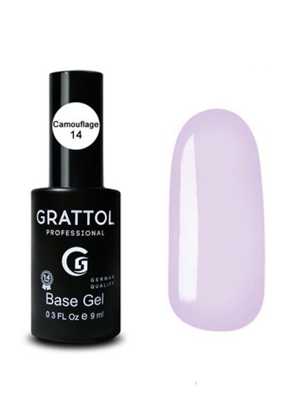 Grattol Base Camouflage - База камуфлирующая 14, 9мл