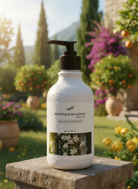 BOUTIQUE DE SAVON Крем для тела Сады средиземноморья