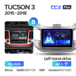 Teyes CC2 Plus 9" для Hyundai Tucson 2015-2018