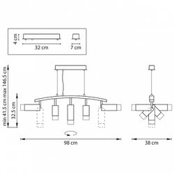 Подвесной светильник Lightstar Rullo LR7353728631