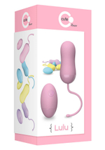 Розовое виброяйцо LULU WIRELESS REMOTE EGG с пультом ДУ