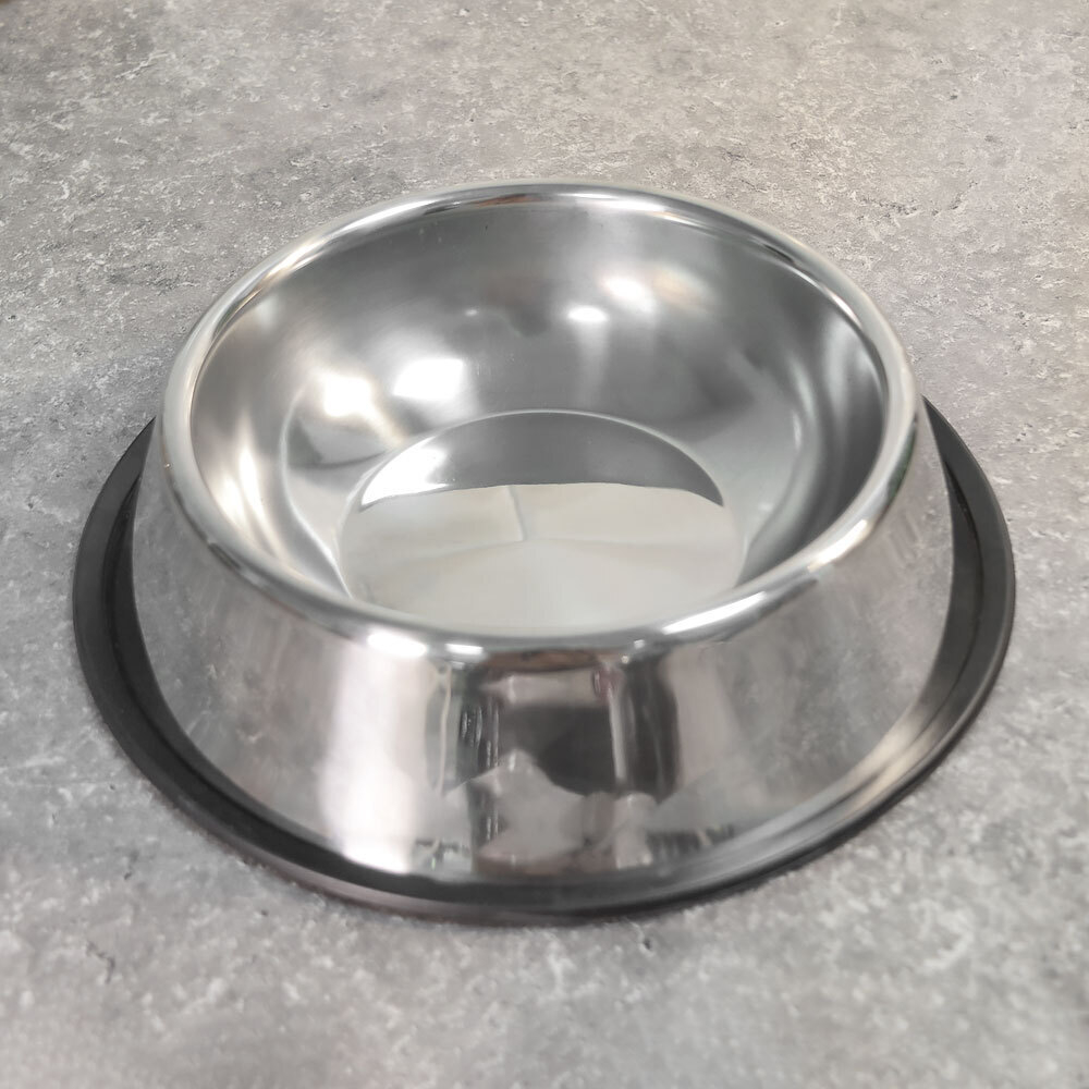 Миска 600мл нерж с антискользящим дном