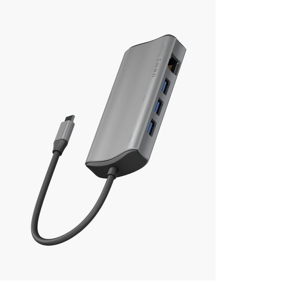 Адаптер Energea AluHub Max (11in1), Темно-серый | Gunmetal
