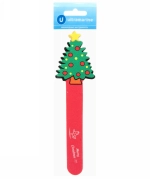 Пилка для ногтей наждачняя в пакете «Ultramarine - Ёлочка», 17,8*4см