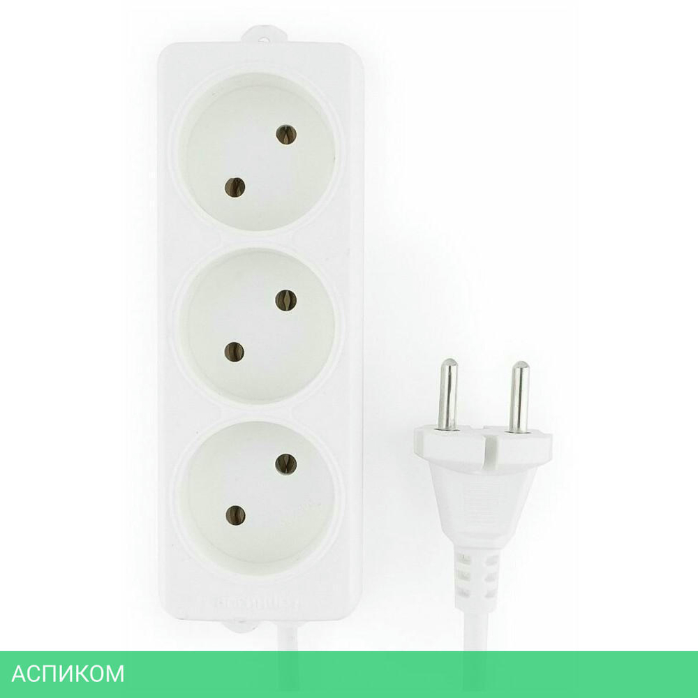 Сетевой фильтр Гарнизон EL-NL3-W-3 белый