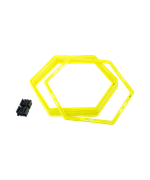 Набор шестиугольных напольных обручей Agility Hoops JA-216, 6 шт.