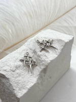 Подвеска серебристая "Звезды"