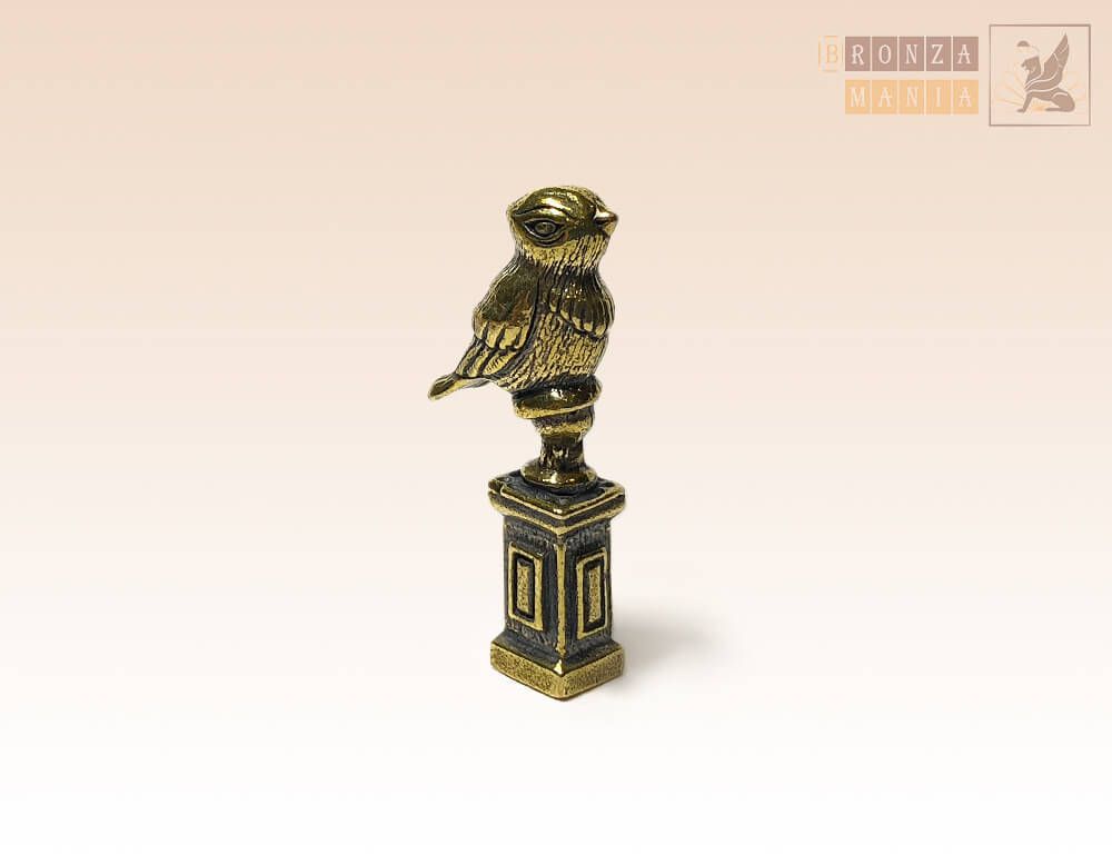 фигурка Чижик-Пыжик на столбике