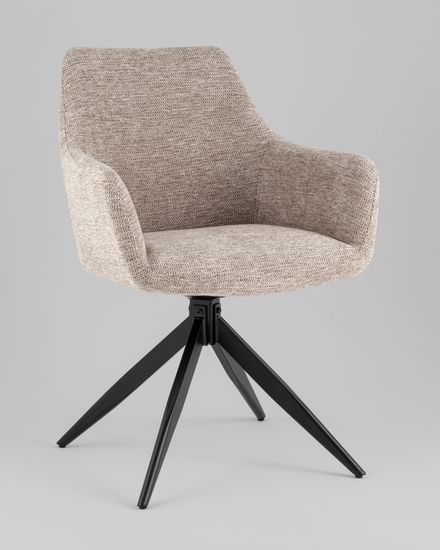 Стул обеденный поворотный Eva светло-коричневый