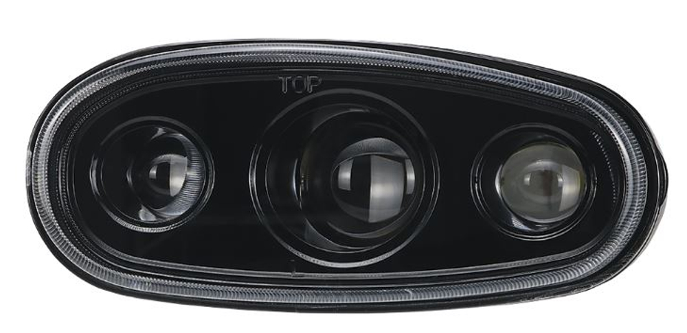 ПТФ LED Ланос 30W (W) 3линз КРУГЛЫЕ 1реж ближ/дальн 30/35W (пара) DF-200LN-W