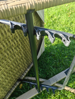 Шезлонг из искусственного ротанга Империал цвет Greige