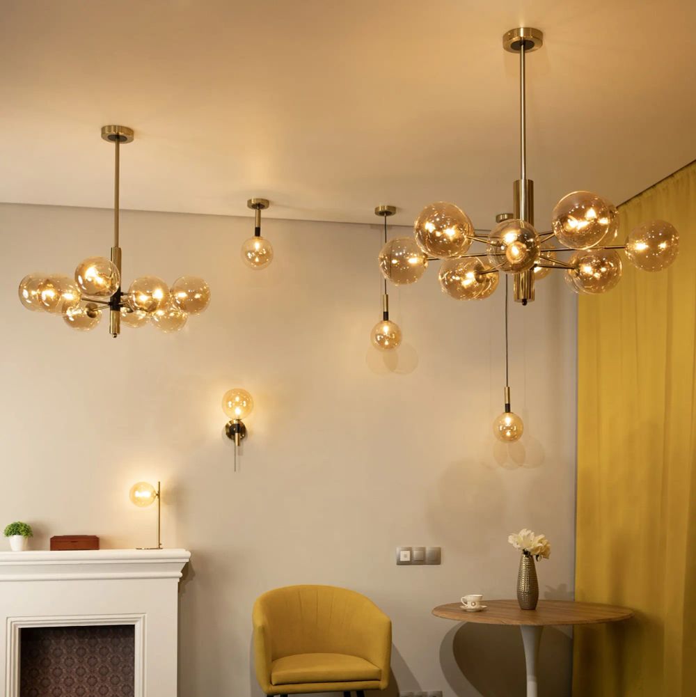 Citilux Нарда CL204180 Люстра на штанге Бронза