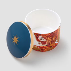 Емкость для хранения Farforite «Жар-птица» в подарочном тубусе