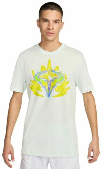 Мужская теннисная футболка Nike Court Dri-Fit Rafa T-Shirt - зеленый