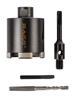 Коронка алмазная 68 мм по бетону для подрозетников RAGE by VIRA