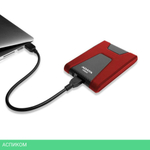 Внешний накопитель A-Data 2Tb AHD650-2TU31-CRD HD650 красный