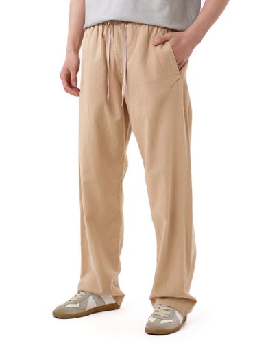 Льняные бежевые брюки HEATHEN