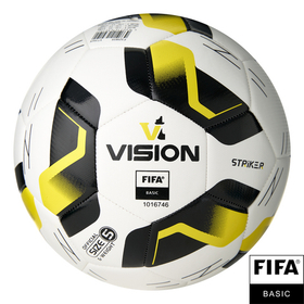 Мяч футбольный VISION Striker FIFA р.5, бело-черно-желтый