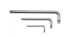 Ключ Г-образный TORX длинный T25H с отверстием RockForce##Rock FORCE RF-76725L
