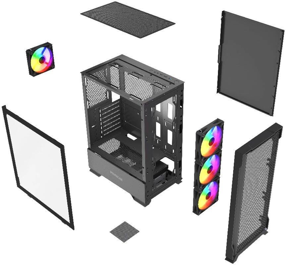 Корпус ATX Powercase Mistral AZ4B ARGB