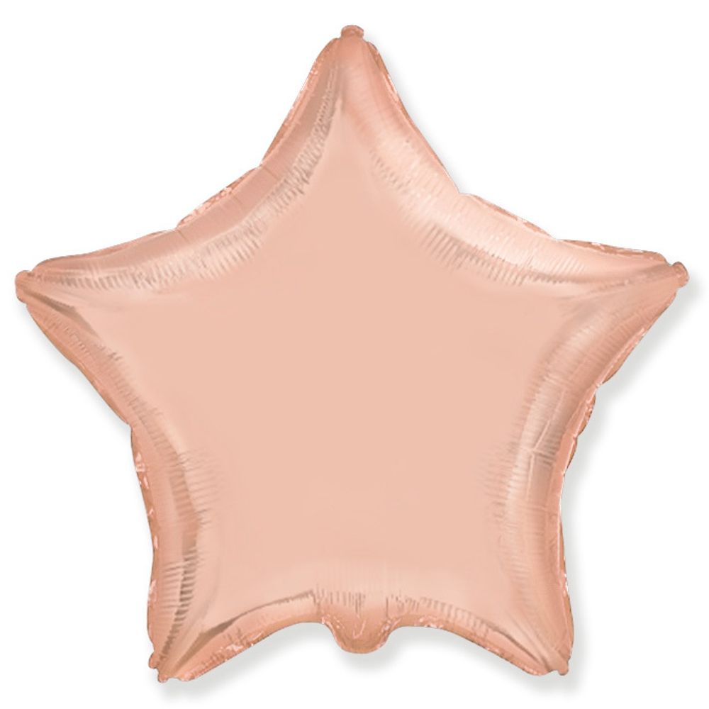 Звезда розовое-золото Fm