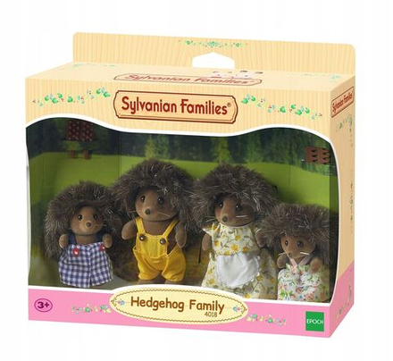 Игровой набор Sylvanian Families - Hedgehog Family - Семья Ежиков - Сильвания Фэмили 4018