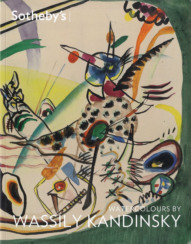 Акварели Василия Кандинского, представленные на торгах «Вечерние торги искусства импрессионистов и модернистов» 19 июня 2012 года. Каталог предаукционной выставки