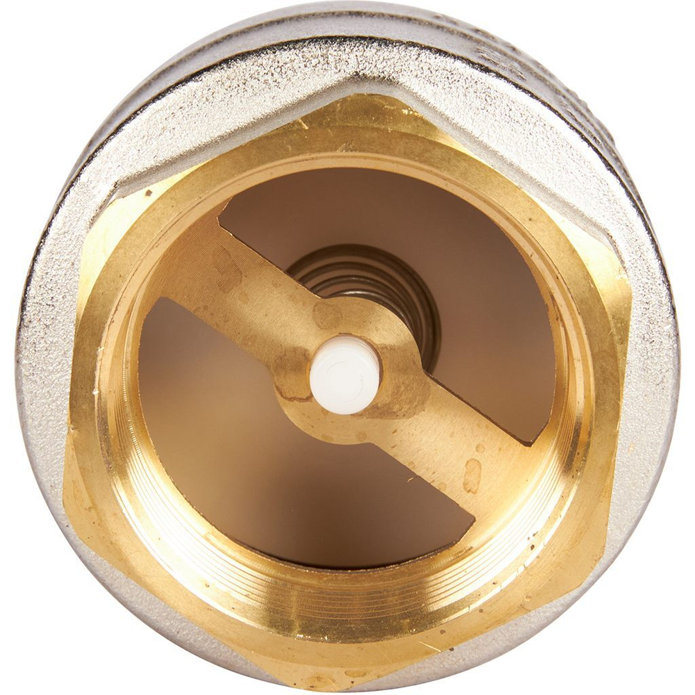 ROMMER Обратный клапан 1 1/2" пружинный муфтовый с пластиковым седлом