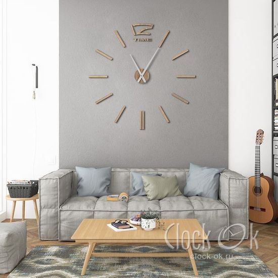 Настенные 3D часы Hard Wall