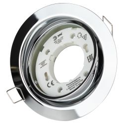 KL35 A CH /1 Светильник ЭРА под лампу Gx53 поворотный, 220V, 13W, хром