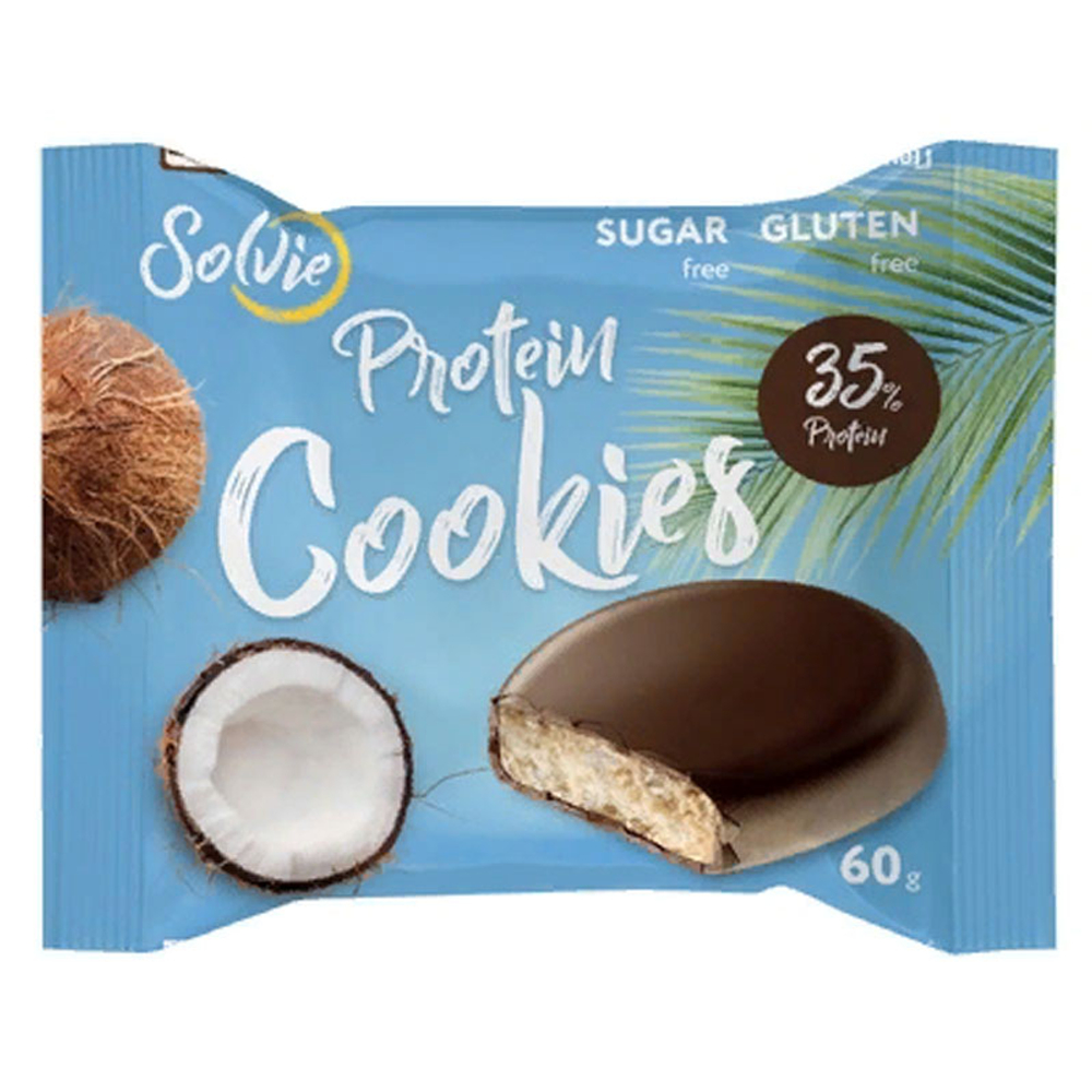 Solvie 35% Протеиновое печенье в шоколадной глазури (60 гр.)