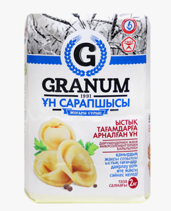 МУКА GRANUM ВЫСШИЙ СОРТ ДЛЯ ГОРЯЧИХ БЛЮД 2КГ