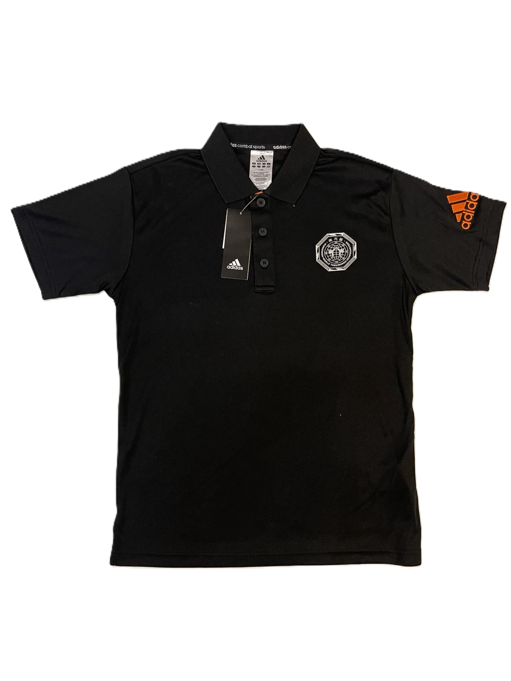 Футболка-поло Adidas Kukkiwon темно-синяя