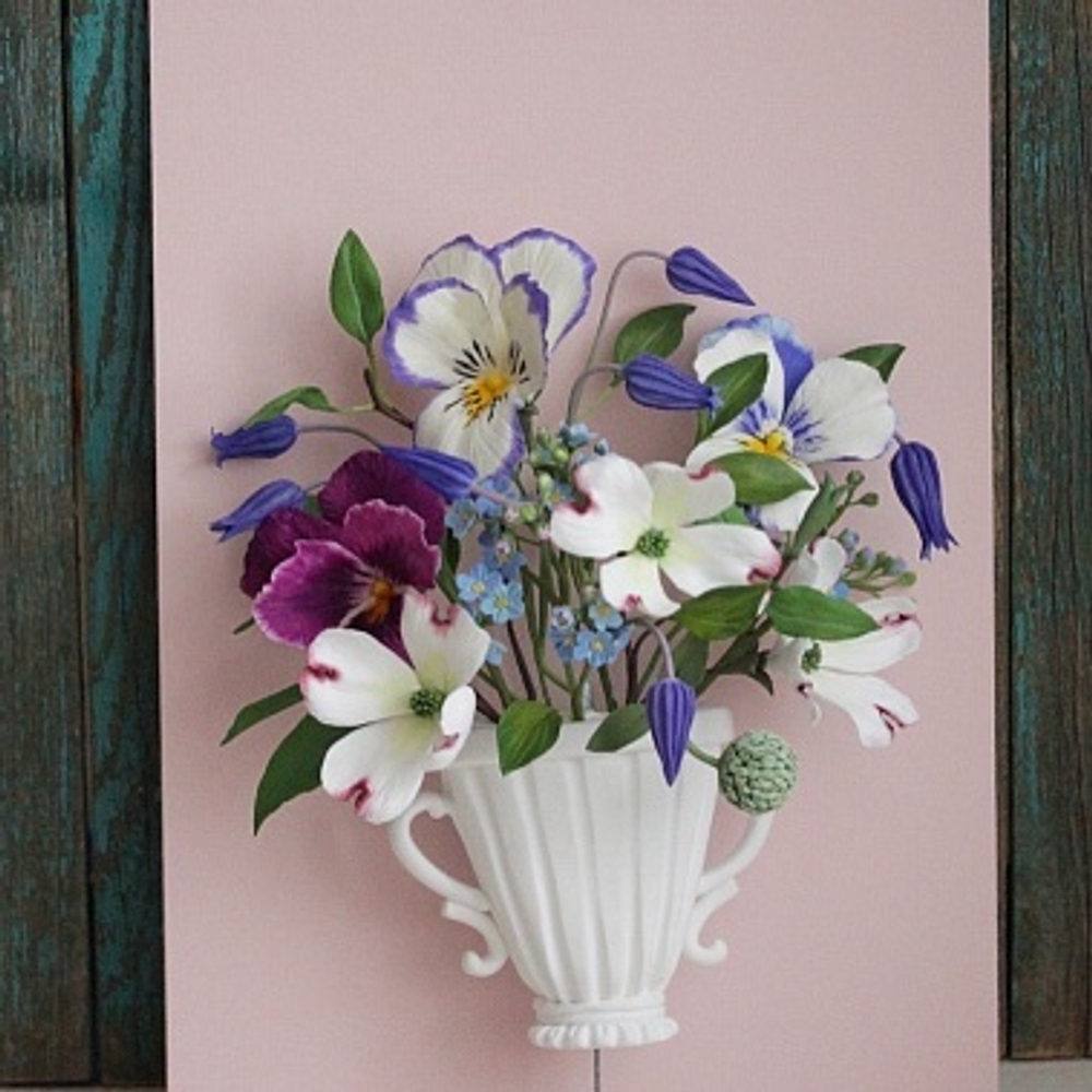 Паспарту отечественное. Основа для Весеннего проекта 2018. (синее)