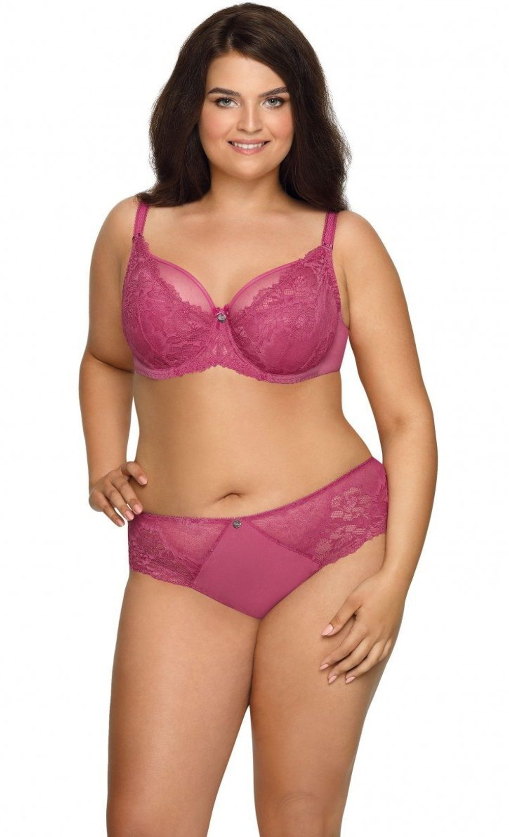 Очаровательные трусики-бразилиана (Размер: XXL) (Цвет: розовый)