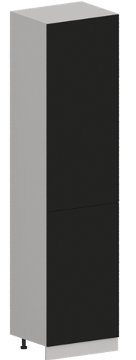 Кухня Модуль ШП 600МН Графит / Черный матовый