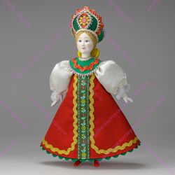 Кукла в Крестьянка в сарафане