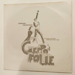 Винтажная виниловая пластинка LP Adriano Celentano Geppo Il Folle (Italy 1978)