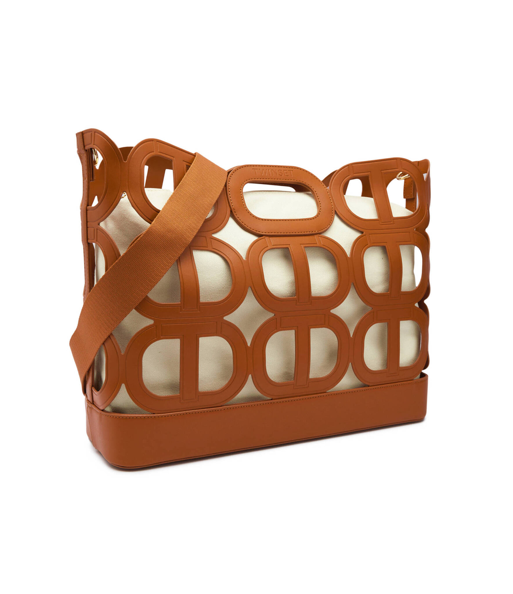 Сумка-шопер + поясная сумка Lila TWINSET - коричневый(241TD8050)