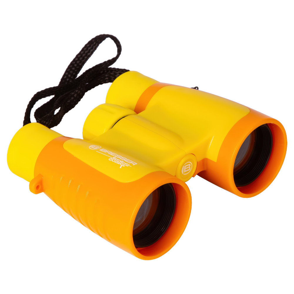 Бинокль детский Bresser Junior 3x30 желтый - Ударопрочный корпус с углубленными линзами