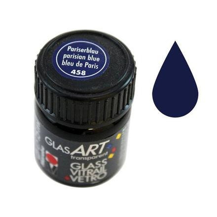 Marabu Витражный лак GlasArt, 15 мл, парижский синий