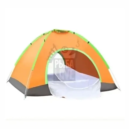 Палатка туристическая полуавтомат 3-местная 200х200х135см